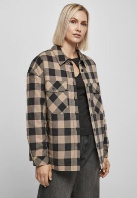 Ladies Flanell Padded Overshirt