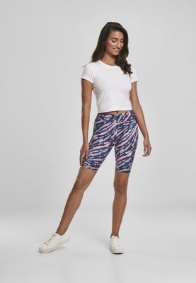 Batik patterned cycling pants