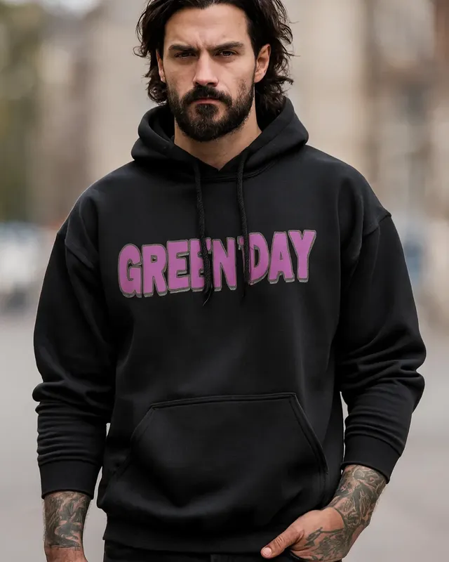 Green Day No Brains Hoodie