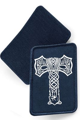 Rocking Mjolnir - fabric patch with velcro