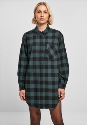 Oversize flannel dress - ladies