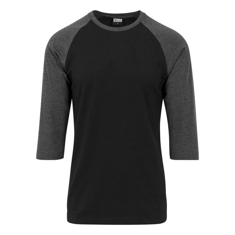 Contrast 3/4 Sleeve Raglan Tee