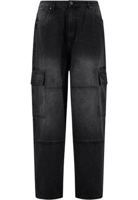 Tapered Heavy Ounce Baggy Cargo Jeans