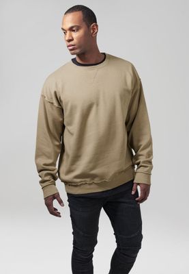 Oversized sweatshirt open edge