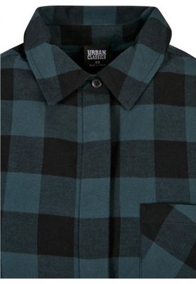 Oversize flannel dress - ladies