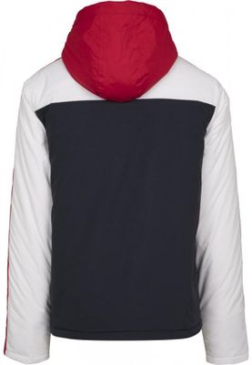 3-tone pullover padded jacket