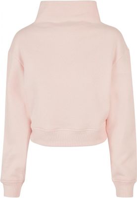 Ladies Organic Short High Neck Crew