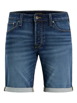 Icon moderna denimshorts med normal passform blå