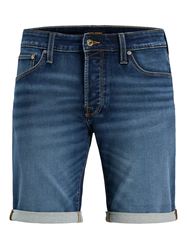 Icon moderna denimshorts med normal passform blå