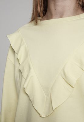 Sweatshirt with long bodice