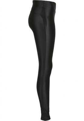 Metalic leggings with a high waist