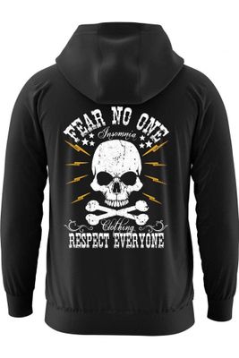 Fear no one ziphoodie herr