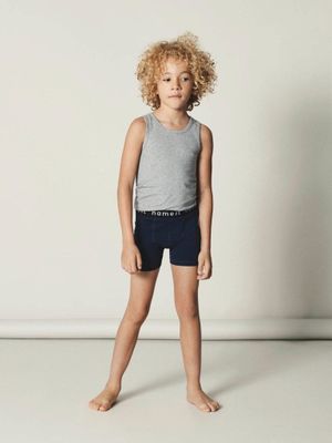 Black boxer shorts 2-pack - children
