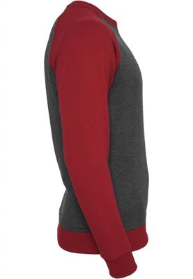 Tvåfärgad raglan sweatshirt