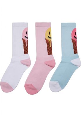 Fancy Icecream Socks 3-Pack