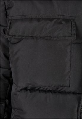 Sherpa Collar Padded Shirt Jacket