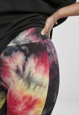 Färgstarka leggings i batikmönster