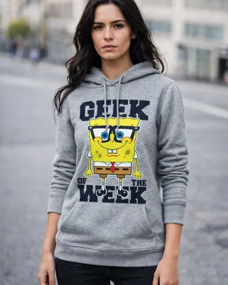 SpongeBob Squarepants - Geek Of The Week Girls Hoodie