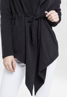 Cardigan with large hood lady