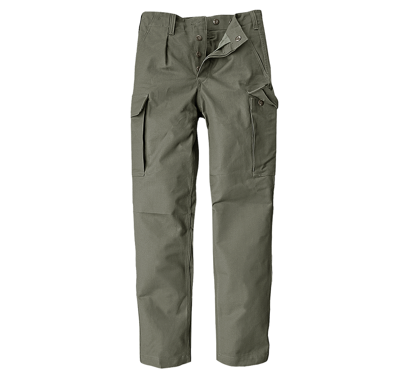 Original Bundeswehr Moleskin Byxor för herr – olive