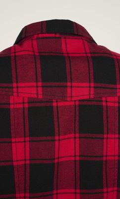 Sleeveless shirt dress flannel - ladies