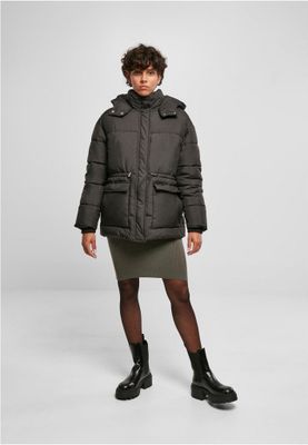 Ladies Waisted Puffer Jacket