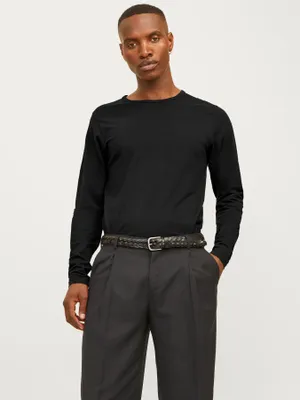 Stretchfit longsleeve herr