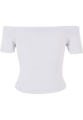 Belly shirt with open shoulders
