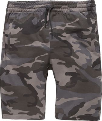 Knælængde softshorts camo