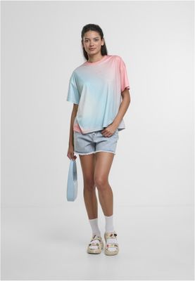 Jeansshorts i lightblue acid wash denim – Just Rhyse