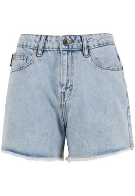 Jeansshorts i lightblue acid wash denim – Just Rhyse