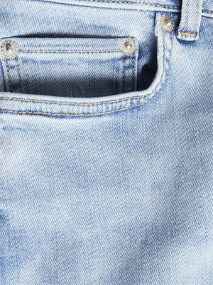 Lyseblå højtaljede skinny fit jeans til kvinder