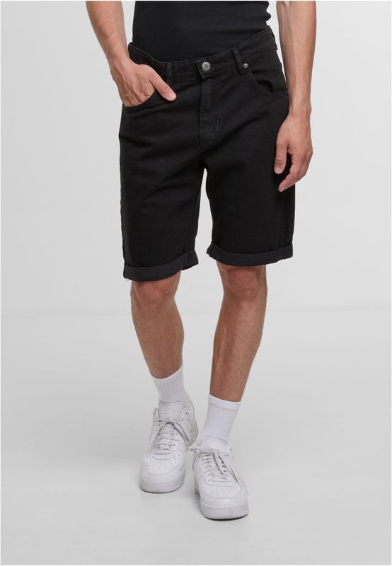 Jeansshorts i svart denim – just rhyse