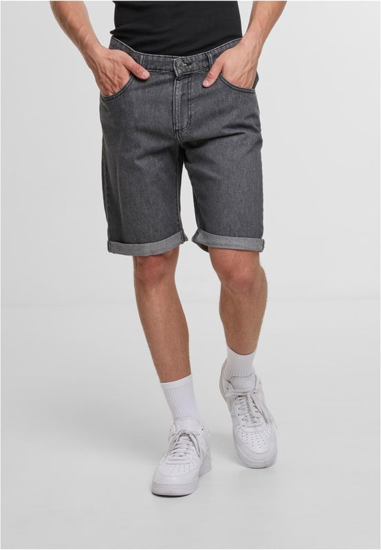 Jeansshorts i mörkgrå denim – just rhyse