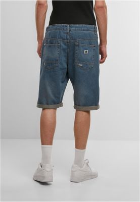 Jeansshorts i mellanblå denim – just rhyse