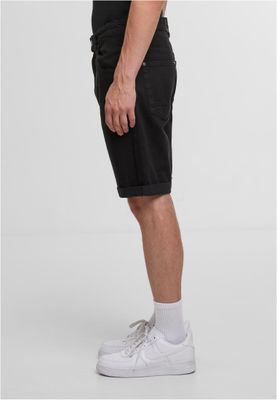 Jeansshorts i svart denim – just rhyse