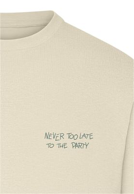 Never Too T-shirt – vit sand