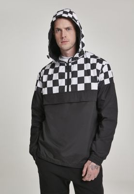 Checkered pull over jacket