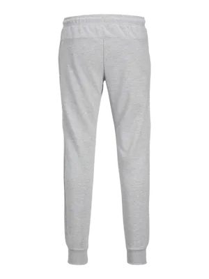 Ljusgrå slim fit joggingbyxa