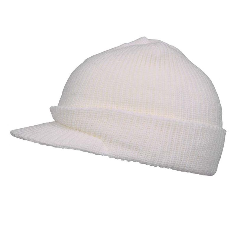 White capbeanie