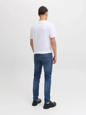 Blå skinny fit jeans herr - LIAM