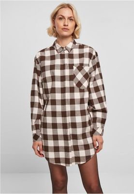 Oversize flannel dress - ladies