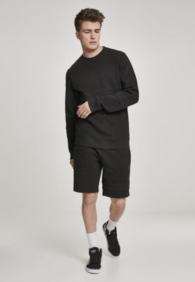 Sweatshirt with knitted fabric