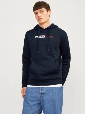 Jack & Jones Hoodie Med Känguruficka