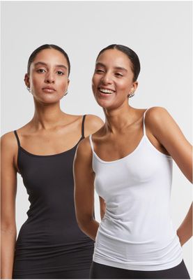Mjuk Viskos Tank Top 2-Pack för Vardagligt Bruk
