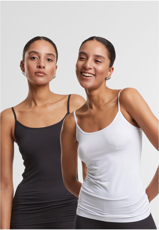Mjuk Viskos Tank Top 2-Pack för Vardagligt Bruk