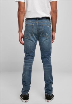 Heavy Destroyed Slim Fit Jeans