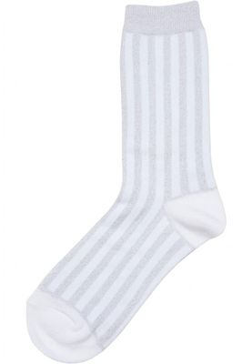 Metallic Effect Stripe Socks 3-Pack