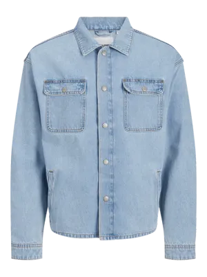 Jeansskjorta overshirt herr