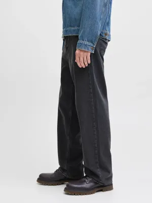Svarta baggy fit jeans herr - ALEX